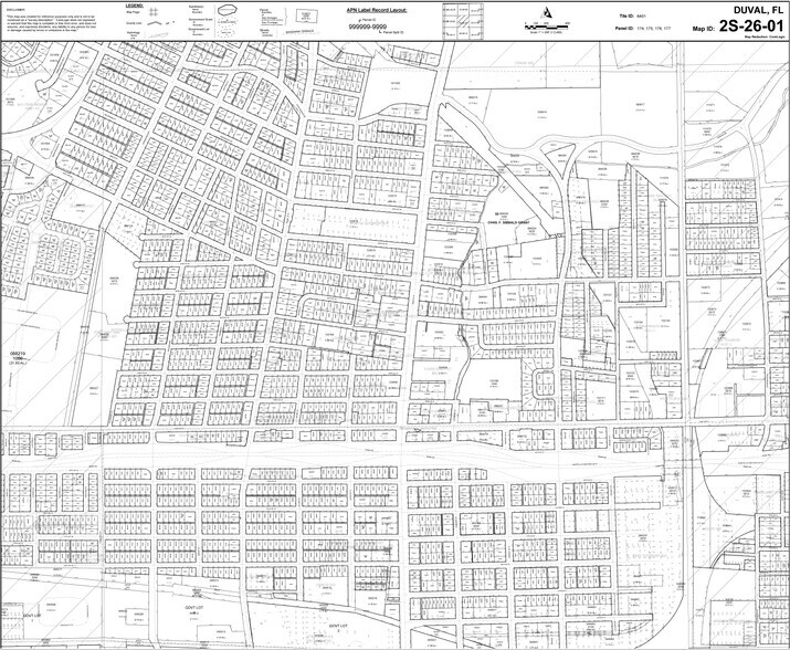 2402 N Market St, Jacksonville, FL à louer - Plan cadastral - Image 2 de 3