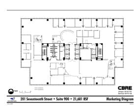 201 17th St NW, Atlanta, GA for lease Floor Plan- Image 1 of 1