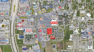 1431 Graham Dr, Tomball, TX - Aérien Vue de la carte