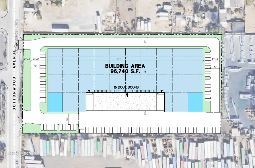 8579 Cottonwood Ave, Fontana, CA à vendre - Plan de site - Image 2 de 3