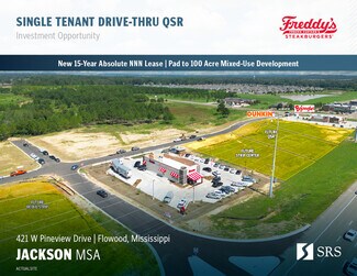 Plus de détails pour 421 Pineview Dr, Flowood, MS - Commerce de détail à vendre