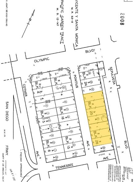 2221-2251 S Sepulveda Blvd, Los Angeles, CA à vendre - Plan cadastral - Image 2 de 19