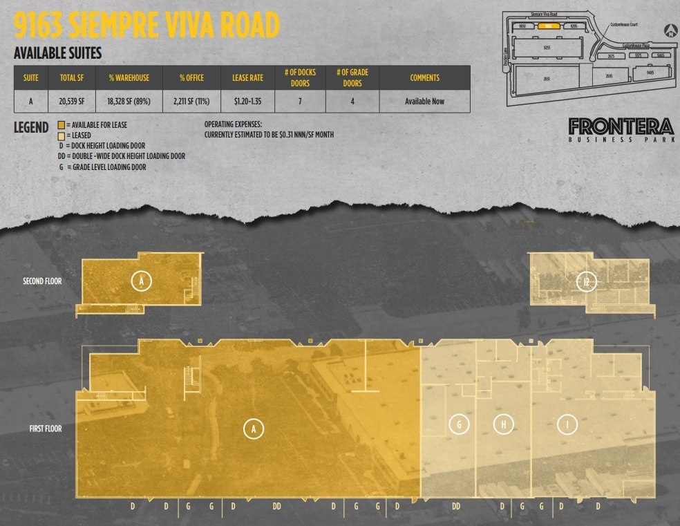 9375 Customhouse Plz, San Diego, CA for lease Floor Plan- Image 1 of 1