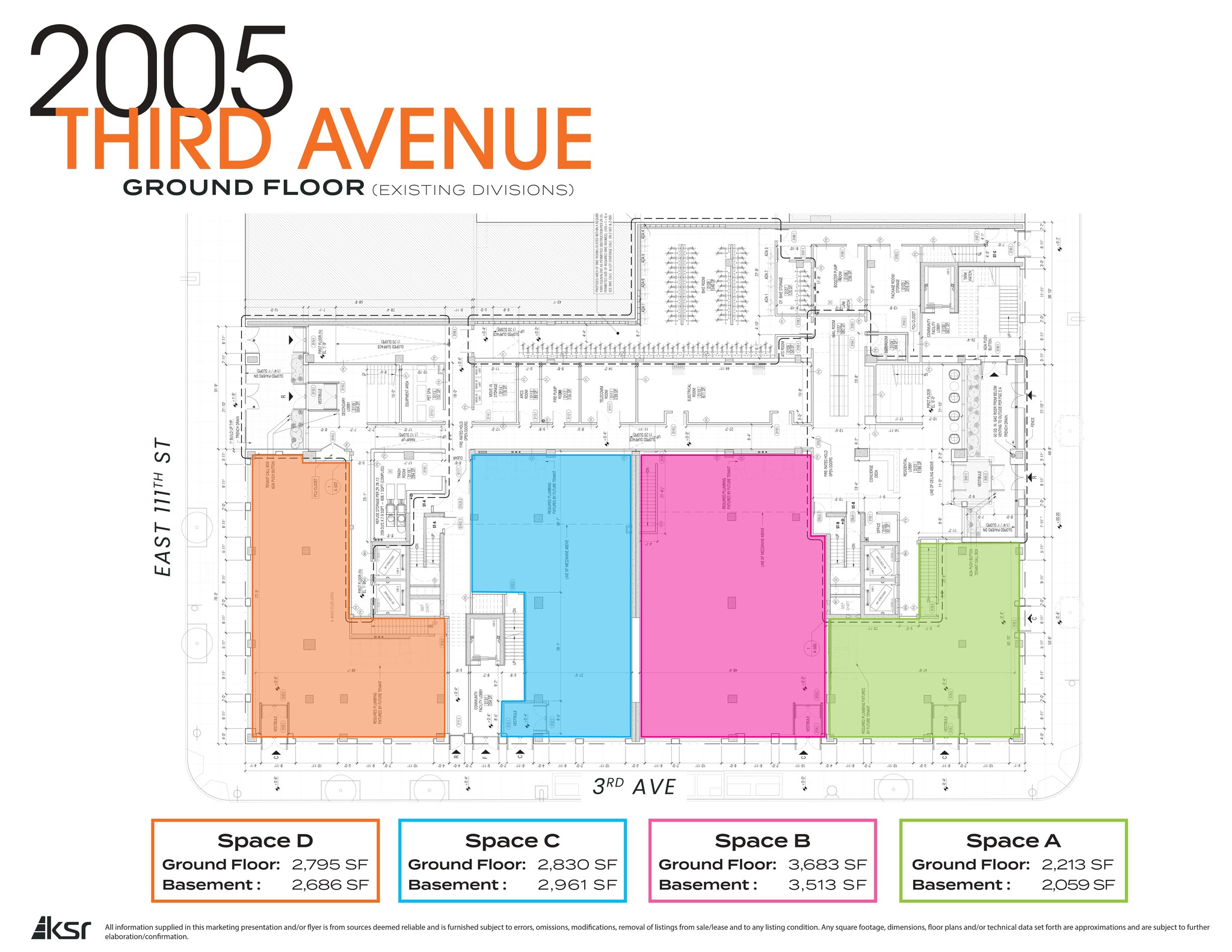 2005 3rd Ave, New York, NY for lease Site Plan- Image 1 of 3
