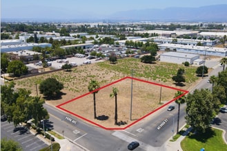 501 Nevada St, Redlands, CA - Aerial  map view