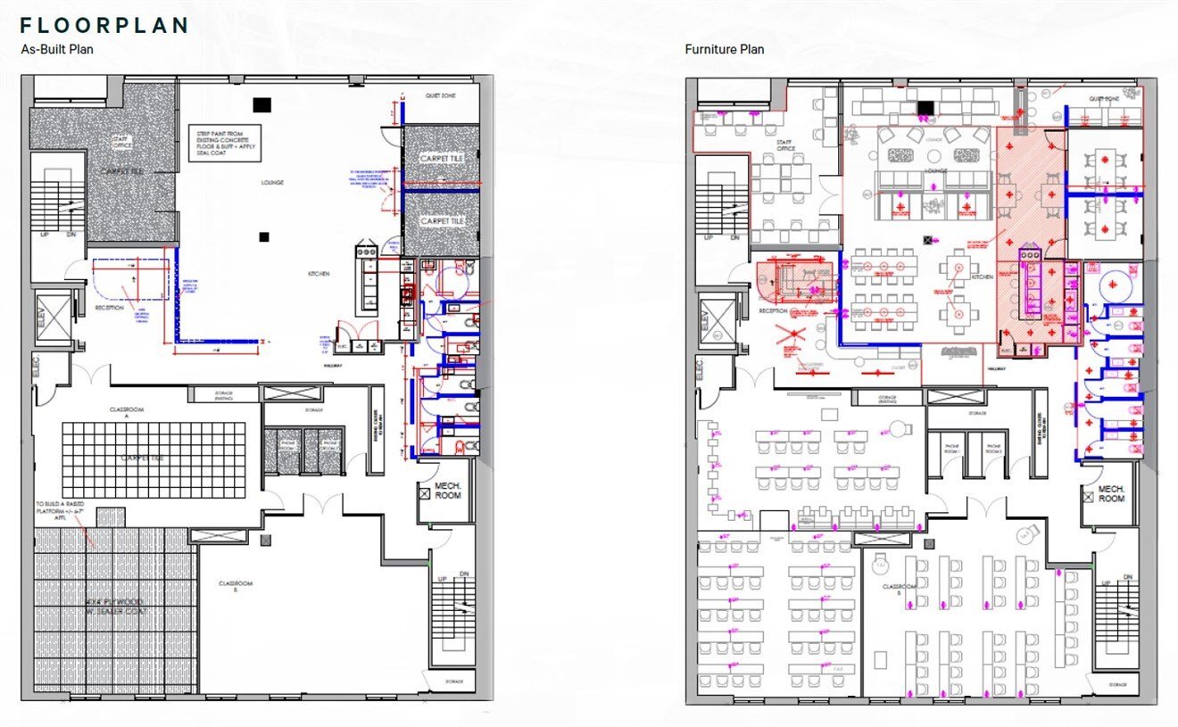 477-483 Queen St W, Toronto, ON à louer Plan d’étage- Image 1 de 1