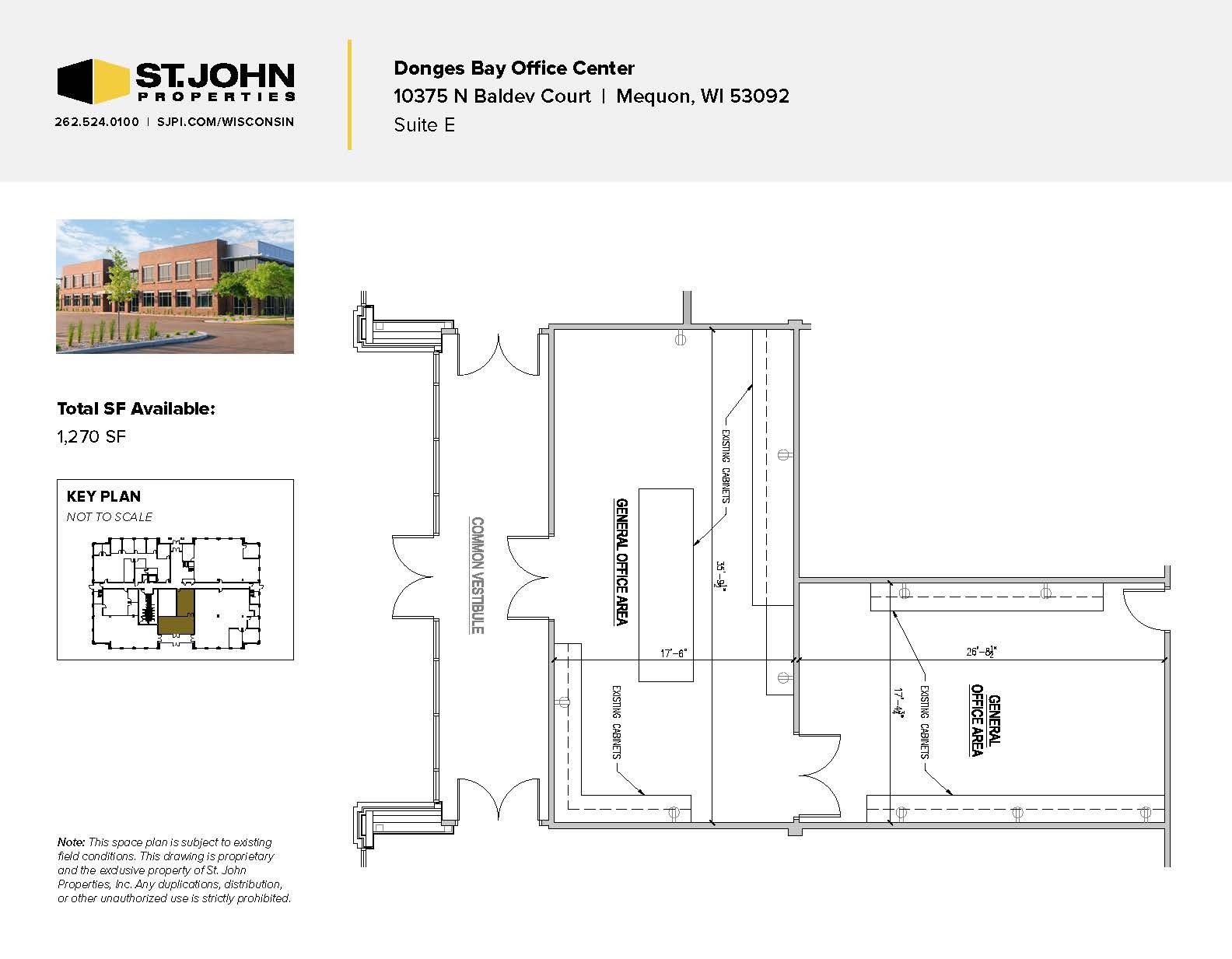 10375 N Baldev Ct, Mequon, WI for lease Floor Plan- Image 1 of 1