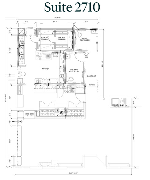 2702 Lincoln Way, Ames, IA for lease - Floor Plan - Image 2 of 5