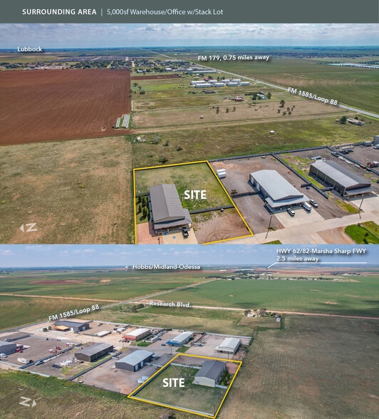 9316 FM 1585, Wolfforth, TX for lease - Aerial - Image 2 of 11