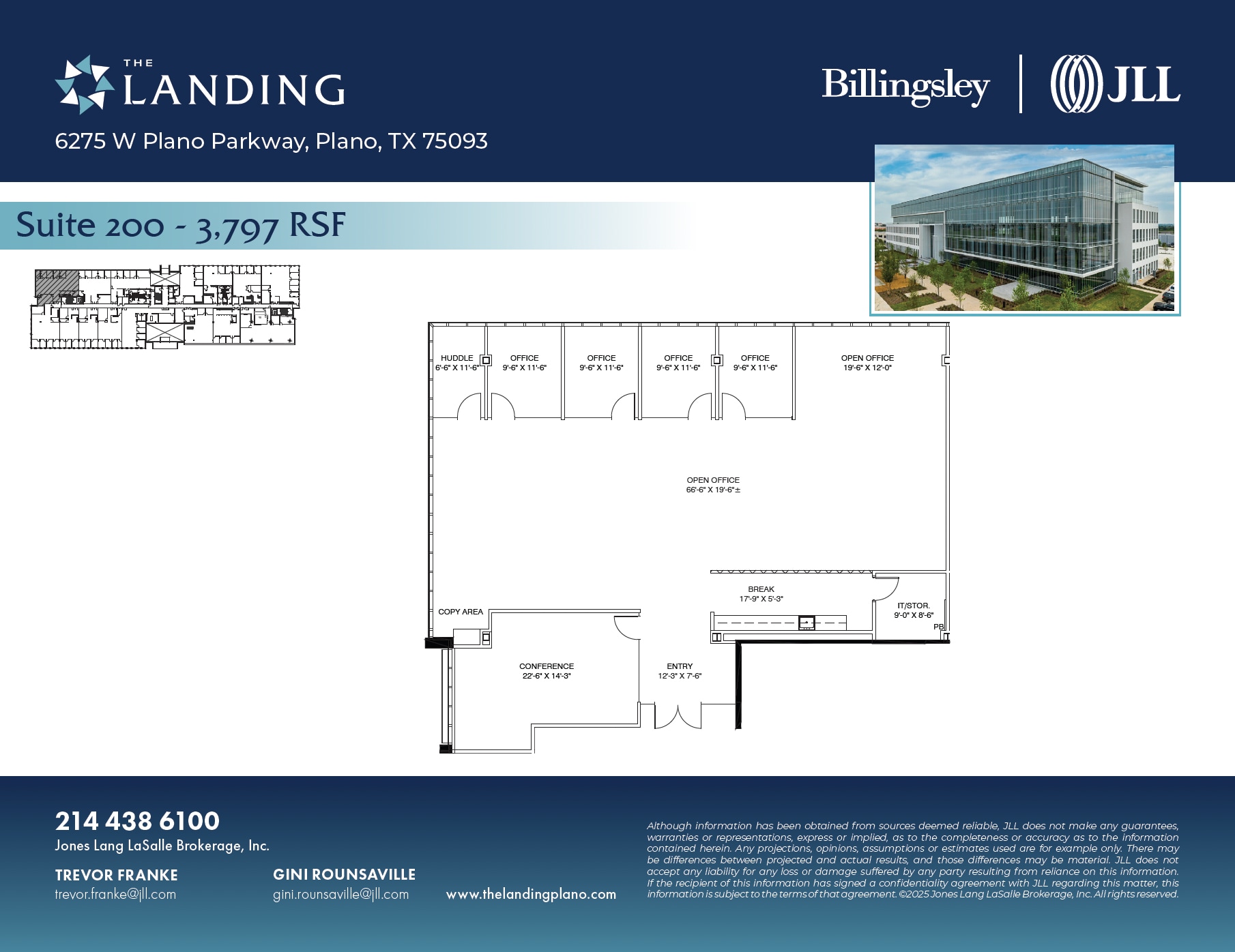 6275 W Plano Pky, Plano, TX à louer Plan d’étage- Image 1 de 1