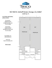 955-969 N Eckhoff St, Orange, CA à louer Plan d’étage- Image 1 de 1