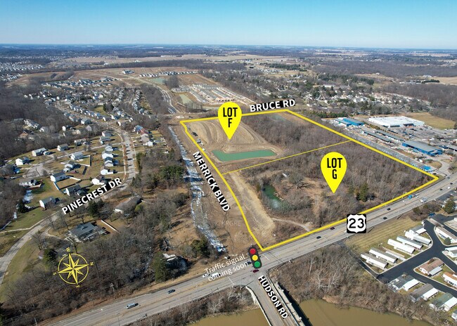 Plus de détails pour State Route 23, Delaware, OH - Terrain à vendre