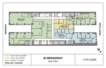 65 Broadway, New York, NY à louer Plan de site- Image 1 de 6