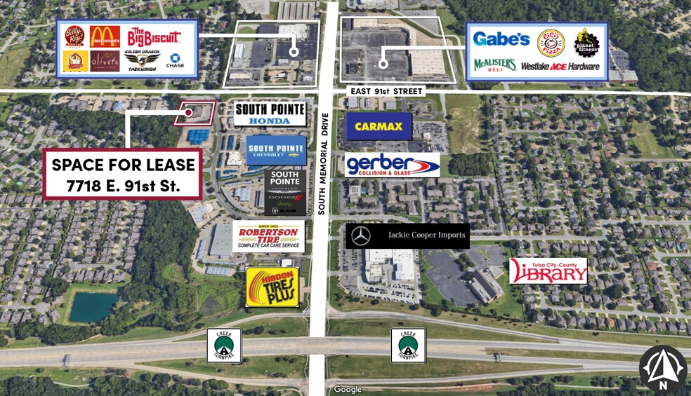 7718 E 91st St, Tulsa, OK à louer - Photo du bâtiment - Image 2 de 5