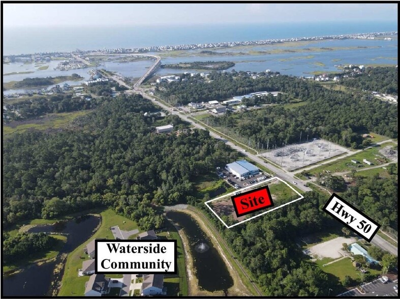 14150 Highway 50, Surf City, NC for sale - Aerial - Image 2 of 2