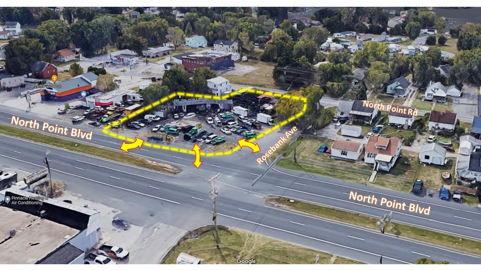 3801 North Point Blvd, Dundalk, MD à vendre - Aérien - Image 2 de 5