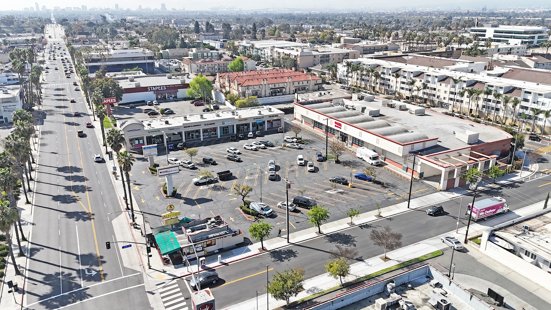 3575 Atlantic Ave, Long Beach, CA for lease Aerial- Image 1 of 11
