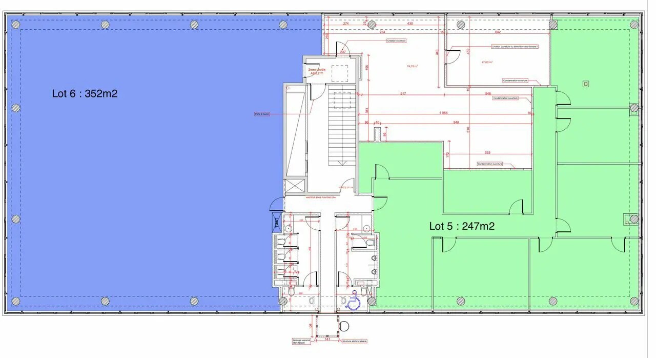 Bureau dans Entzheim à louer Plan d’étage- Image 1 de 9