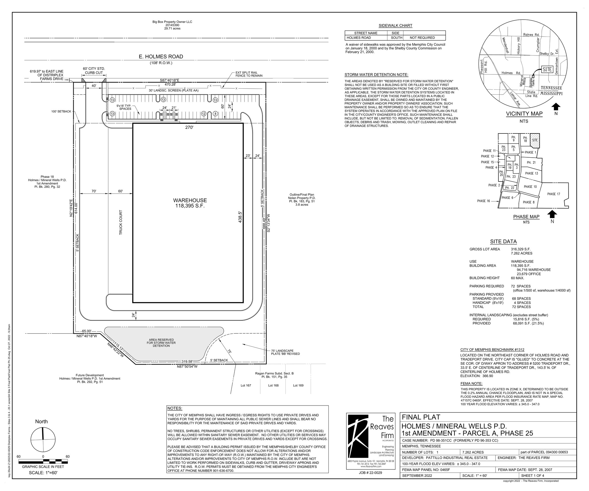 1 Distriplex Farms, Memphis, TN for lease Site Plan- Image 1 of 6