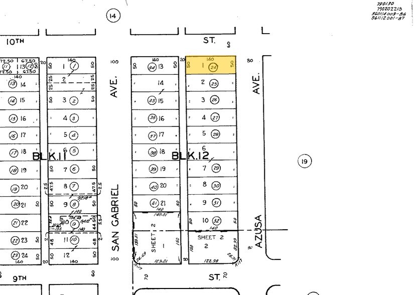 945 N Azusa Ave, Azusa, CA à louer - Plan cadastral - Image 3 de 3