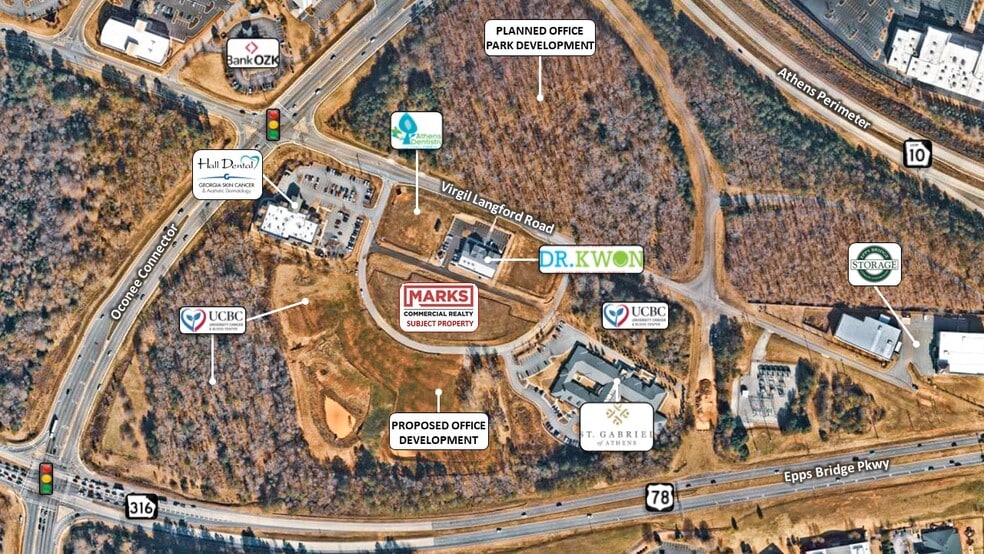 1715 Resurgence Dr, Watkinsville, GA for lease - Aerial - Image 2 of 6