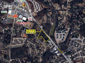 Poinsett Hwy, Greenville, SC - aerial  map view