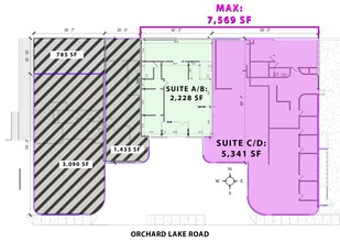 3080 Orchard Lake Rd, Keego Harbor, MI for lease Building Photo- Image 1 of 1