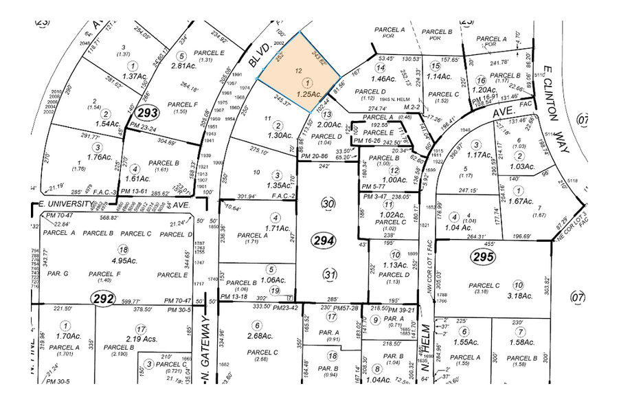 2002 N Gateway Blvd, Fresno, CA à vendre - Plan cadastral - Image 3 de 4