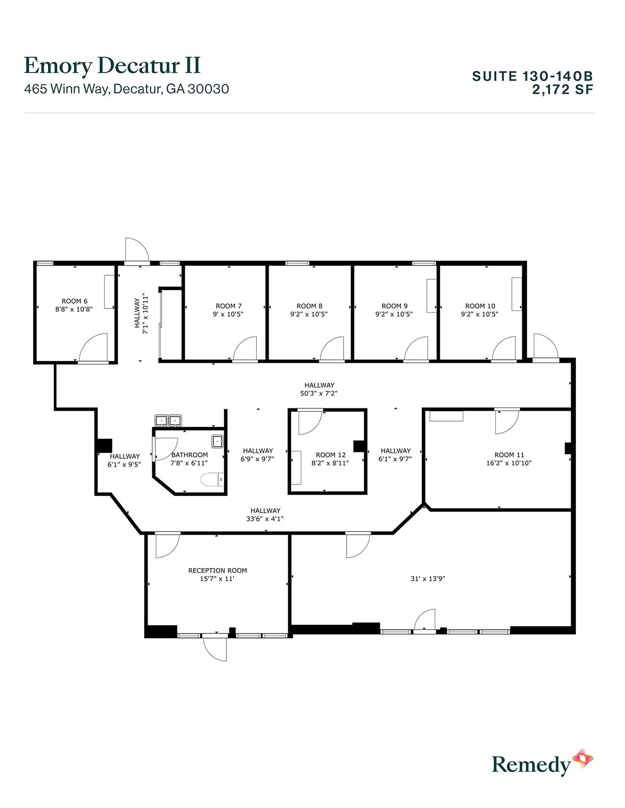 495 Winn Way, Decatur, GA for lease Floor Plan- Image 1 of 1