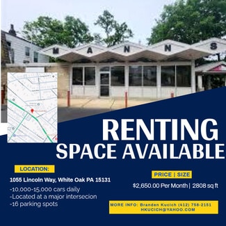 More details for 1055 Lincoln Way way, White Oak, PA - Retail for Lease