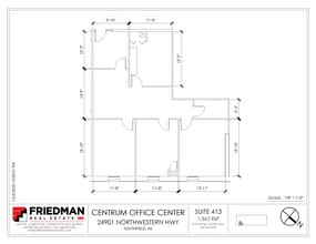 24901 Northwestern Hwy, Southfield, MI for lease Floor Plan- Image 1 of 1