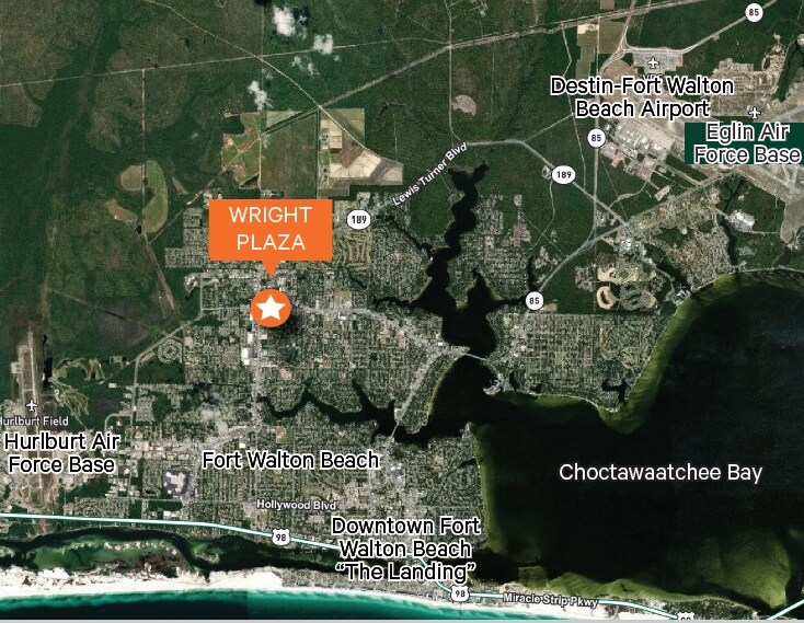 913 N Beal Pky, Fort Walton Beach, FL à louer - Aérien - Image 3 de 4