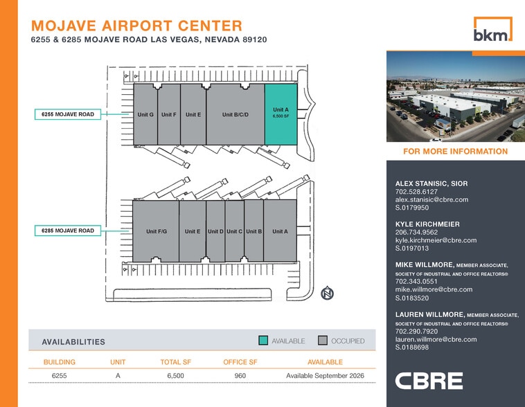6285 S Mojave Rd, Las Vegas, NV for lease - Site Plan - Image 2 of 9