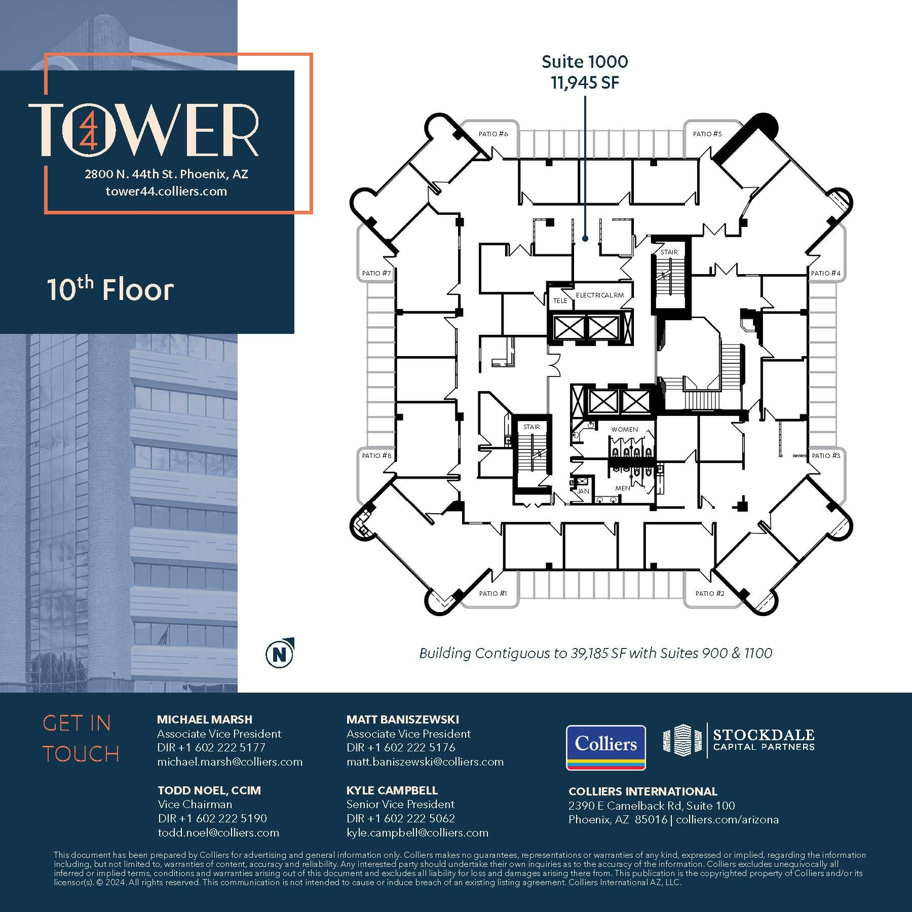 2800 N 44th St, Phoenix, AZ for lease Floor Plan- Image 1 of 1