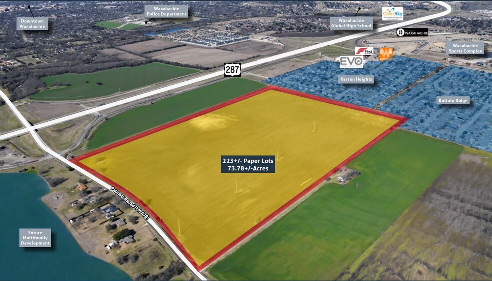 FM Rd 878, Waxahachie, TX à vendre - Photo du bâtiment - Image 1 de 3