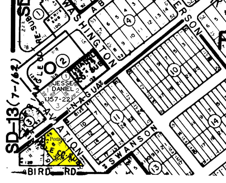 3006 Aviation Ave, Coconut Grove, FL for sale - Plat Map - Image 2 of 4