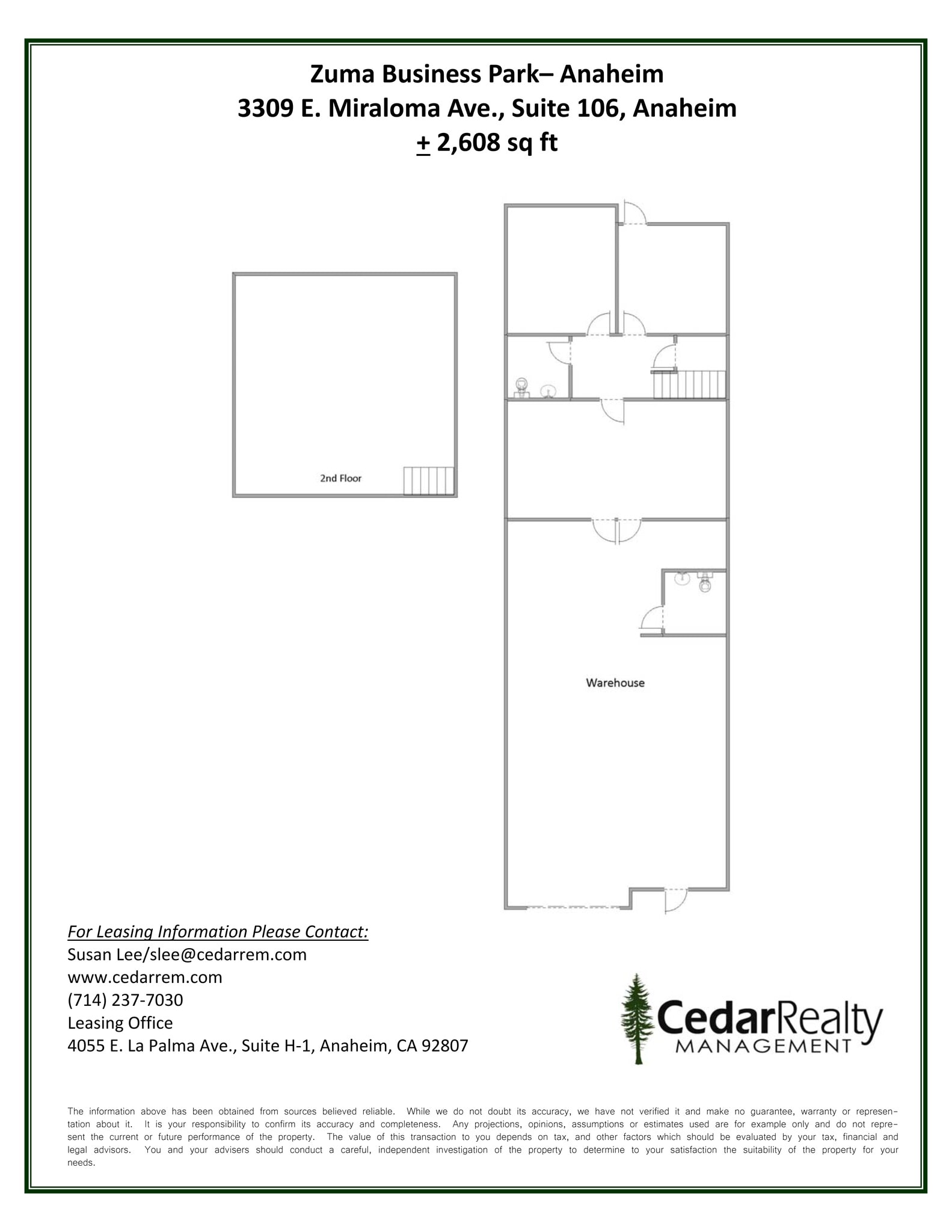3309 Miraloma Ave, Anaheim, CA à louer Plan de site- Image 1 de 1