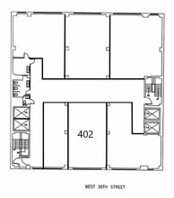 255 W 36th St, New York, NY à louer Plan d’étage- Image 1 de 6