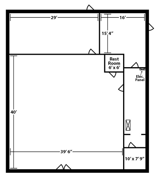 7285 Hawkinsville Rd, Macon-Bibb, GA à louer - Plan d’étage - Image 3 de 5