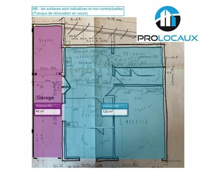 Retail in Frontonas for lease - Floor Plan - Image 2 of 2