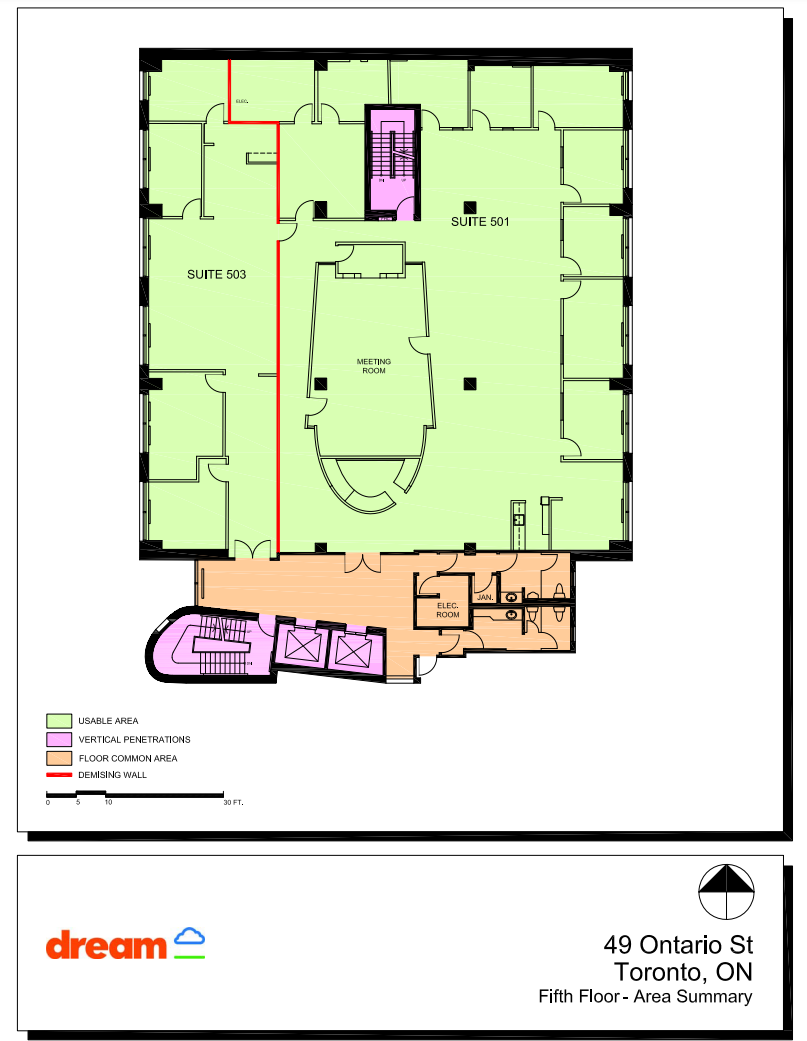 49 Ontario St, Toronto, ON for lease Floor Plan- Image 1 of 4