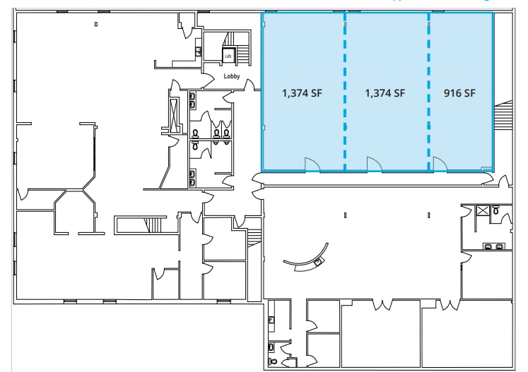 10545 108th St NW, Edmonton, AB à louer Plan d’étage- Image 1 de 1