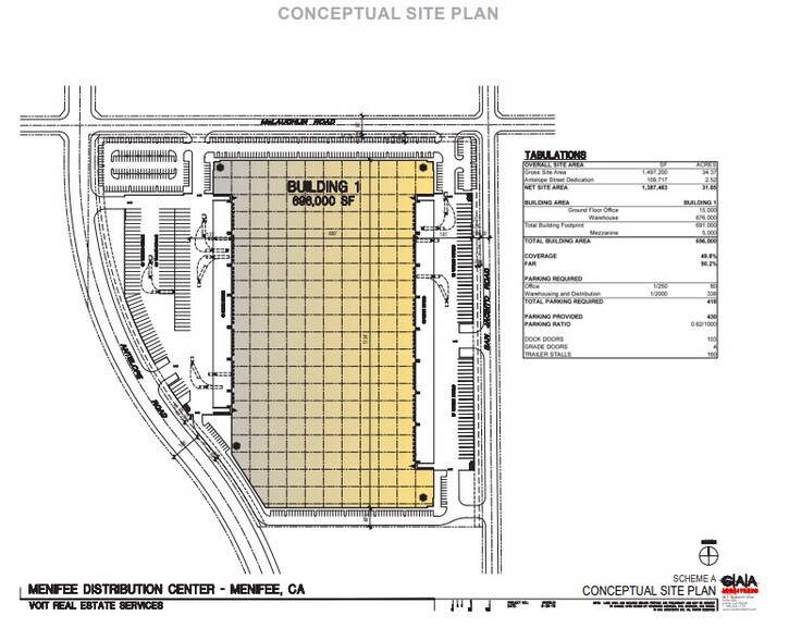 SEC McLaughlin Rd & Antelope Rd, Menifee, CA à vendre - Plan de site - Image 3 de 3