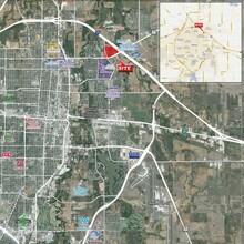 I-20 & Hwy 351, Abilene, TX - AERIAL  map view