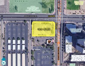 4060 N Central Ave, Phoenix, AZ - AERIAL map view