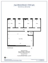 7411 Riggs Rd, Adelphi, MD à louer Plan d’étage- Image 1 de 1