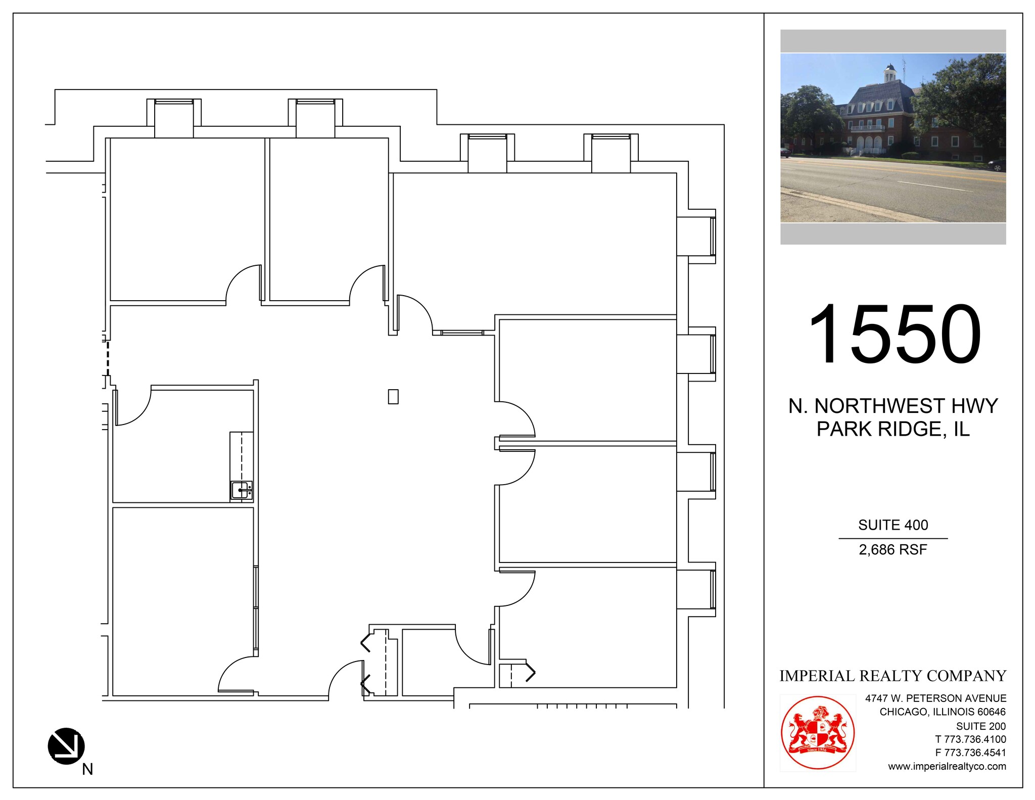 1550 N Northwest Hwy, Park Ridge, IL for lease Site Plan- Image 1 of 1