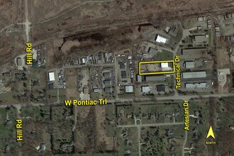 4964 Technical Dr, Milford, MI - Aerial  map view - Image1