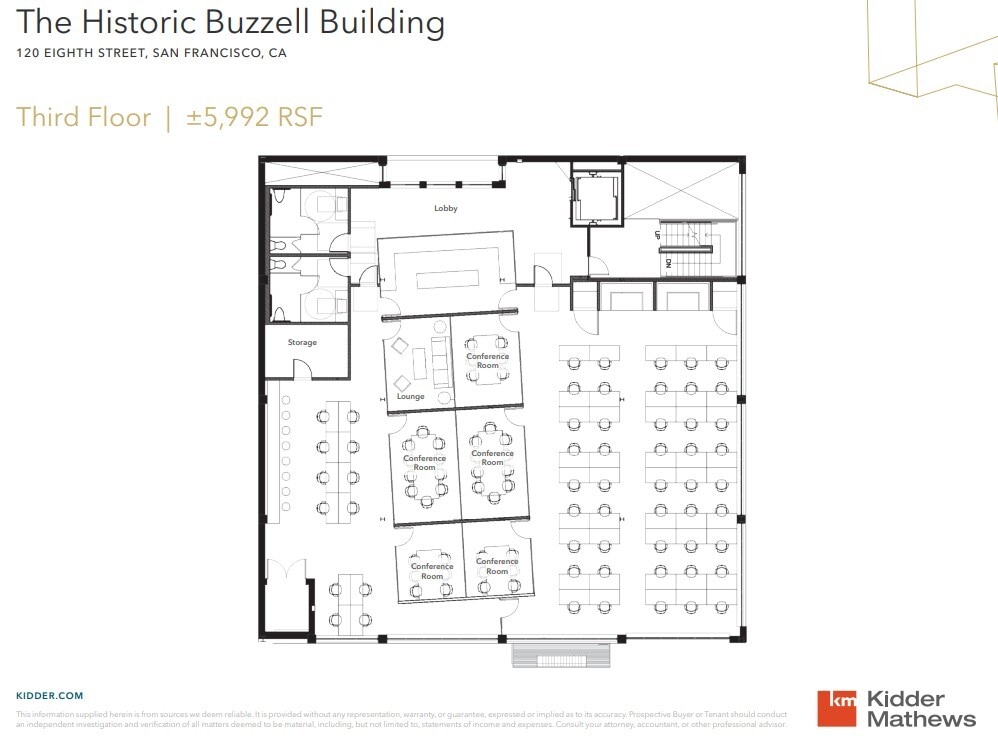 120 8th St, San Francisco, CA for lease Floor Plan- Image 1 of 1