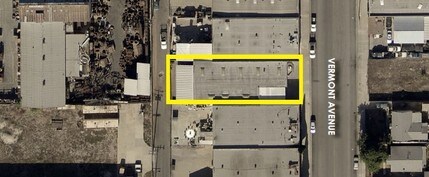 15527 Vermont Ave, Paramount, CA - Aérien Vue de la carte